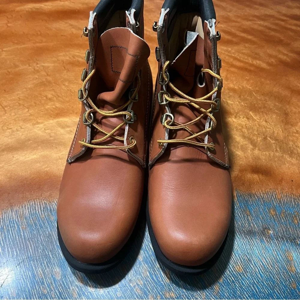 Vtg Red Wings Irish Setter Leather Sport Boots 2193 size 9.5 lace up New NOS USA